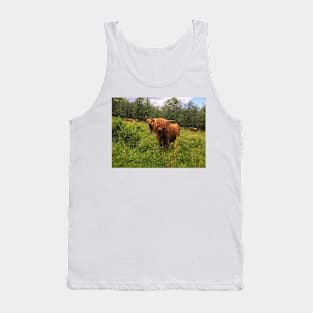 Scottish Highland Cattle Calf 2031 Tank Top